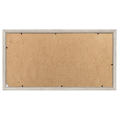 8x20 Collage Picture Frame with White Mat for Four 4x6 Photos Wall