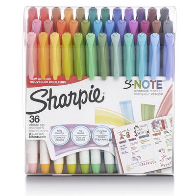 SHARPIE Pens, Felt Tip Pens, Fine Point (0.4mm), Assorted Colors, 24 Count  & Pocket Highlighters, Mild Pastel Colors, Assorted, Chisel Tip, 12 Count -  Yahoo Shopping