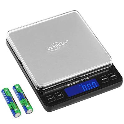 Smart Weigh Digital Pocket Gram Scale, 600g x 0.1g Digital Gram Scale,  Jewelry Scale, Food Scale, Medicine Scale, Kitchen Scale Black, Battery