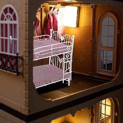 ibasenice Miniature Dollhouse Furniture Refrigerator Toy Realistic Mini  Fridge Model Kitchen Accessories Toy Tiny Doll House for Dollhouse Decor  Kids