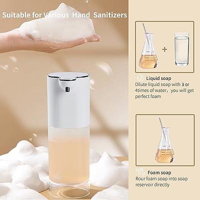 YIKHOM Automatic Liquid Soap Dispenser, 15.37 oz/450mL Soap Dispenser,  Touchless Hand Sanitizer Dispenser Electric, Motion Sensor Waterproof Pump  for