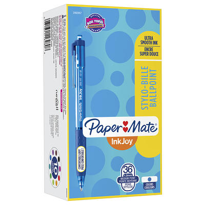 Paper Mate InkJoy 100 RT Retractable Ballpoint Pen, Medium Point, Assorted  Ink, 20/Pack (1951396)