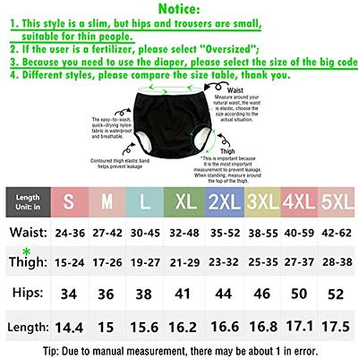 Adult Plastic Pants,Adult Cloth Diapers Covers Waterproof,PVCincontinence  Elastic Band Plastic Reusable Pants,Suitable for Adult Men and Women