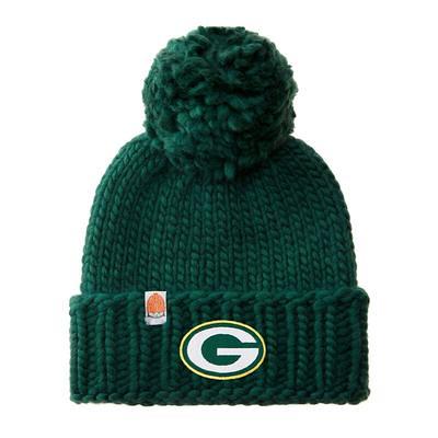 Fanatics Branded Heather Gray Green Bay Packers Cuffed Knit Hat with Pom