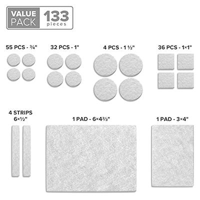 Felt Furniture Pads X-PROTECTOR 133 PCS - Premium Furniture Pads for  Hardwood Floors - White Felt Pads for Furniture Feet - The Best Chair Leg  Floor Protectors - Protect Your Hard Floors! - Yahoo Shopping