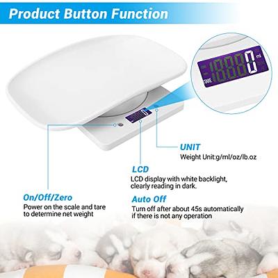 Digital Pet Scale, Small Animal Scale with LCD Display