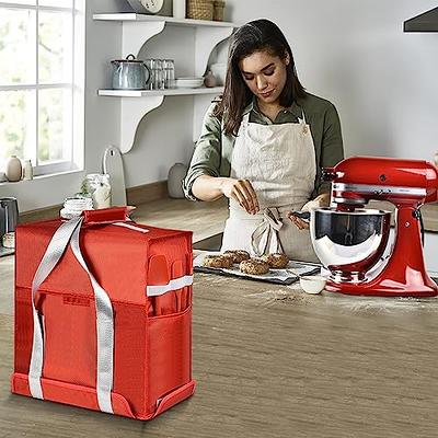 Stand Mixer Cover Compatible With Kitchenaid Mixer, Dust Proof Cover With  Accessory Storage Pockets And Handles, Fits All Tilt Head & Bowl Lift  Models (fits For 4.5-5 Quart, 6-8 Quart) - Temu