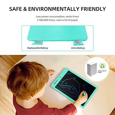 CARRVAS LCD Writing Tablet 4 Pack 10 inch Doodle Board Electronic Drawing Tablet Educational Birthday Toy Gifts for 3 4 5 6 7 8 Years Old Kids