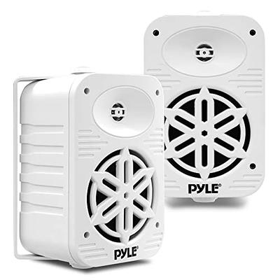 PyleUsa Indoor Outdoor Speakers Pair-500 Watt Dual Waterproof 5.25