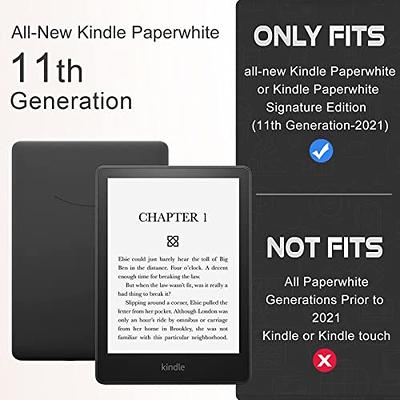  Fintie Stand Case for 6 All-New Kindle (2022 Release) - PU  Leather Cover with Card Slot & Hand Strap for Kindle 2022 11th Generation  Model No. C2V2L3 (NOT fit Paperwhite or