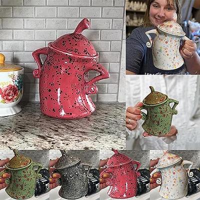 Sassy teapot,canister with attitude,sassy Teapot Sassy Teapot with Attitude Canister with Attitude Cute Cookie Jar Tea Pot with Attitude for Coffee