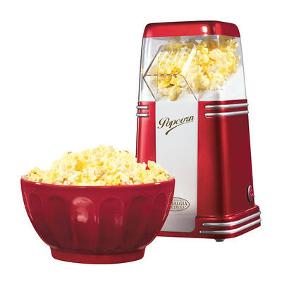 Nostalgia Popcorn Maker Machine - Professional Cart With 8 Oz Kettle Makes  Up To 32 Cups - Vintage Popcorn Machine Movie Theater Style - Red