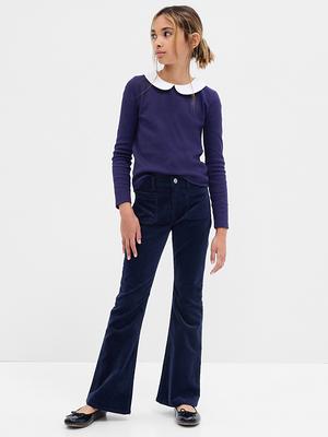 High Rise '70s Flare Velvet Pants with Washwell