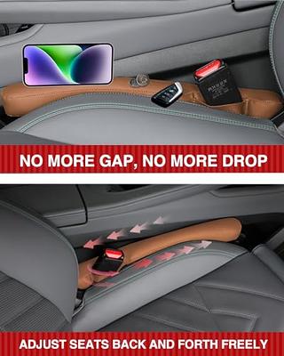 2pcs Car Seat Gap Filler, Universal Car Seat Gap Plug To Fill The Gap  Between Seat And Console Stop Things Dropping Blocker