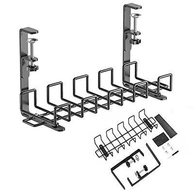 NODOCA No Drill Under Desk Cable Management Tray, 14'' Wire