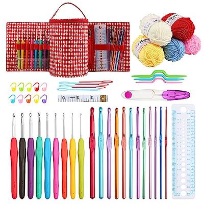 QZLKNIT Crochet Kit for Beginners Adults and Kids, 50PCS Crochet Set, Crochet  Starter Kit for Beginners Adults with Yarn, Crochet Hooks and Other Crochet  Accessories - Yahoo Shopping