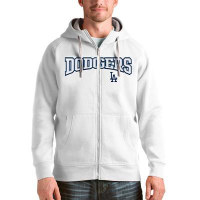 Women's Antigua Los Angeles Dodgers Fortune Midweight Pullover