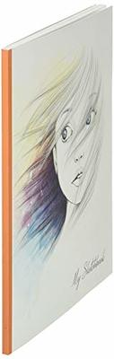 Anime Girl Japanese Sketchbook: Large Sketchbook/ Notebook with 120 Pages  of 8.5 x 11 Blank Paper for Drawing, Doodling, Sketching, and Journal for