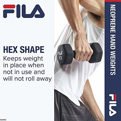 FILA Accessories Hand Weights for Women & Men - 10 lb Dumbbell