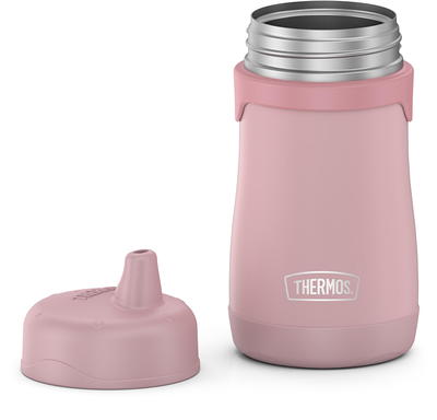 Simple Modern Kids Summit Sippy Cup Thermos 10oz - Stainless Steel Toddler  Water Bottle Vacuum Insulated Girls and Boys Hydro Travel Cup Flask -Hearts  on Pink Purple 