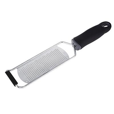 Cheese Grater With Container - Stainless Steel Cheese Grater With Wood  Handle Shredder Zester Grater Box Kitchen Handheld Cheese Spoon Grater