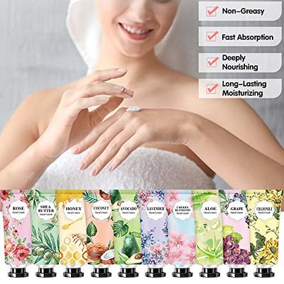 74 Pack Hand Cream Gift Set For Women and Girls Mothers Day Gifts For Her  Natural Plant Hand Lotion For Dry Hands Mini Hand Lotion Travel Size Bulk  Body Moisturizer with Shea