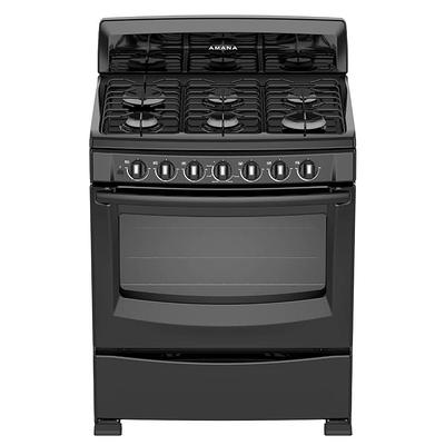 Kucht Pro-Style 36 in. 5.2 cu. ft. Natural Gas Range with Convection Oven  in Stainless Steel and Red Oven Door KNG361-R - The Home Depot