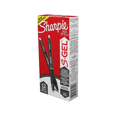 Sharpie Fine Point Pens Fine Point Black Barrels Black Ink Pack Of 12 -  Office Depot