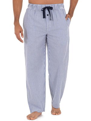 Real Essentials Men's 4-Pack Cotton Sleep Pants, Sizes S-3XL, Mens