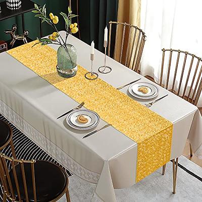 12x108 in Glitter Circle Design Paper Disposable Table Runner