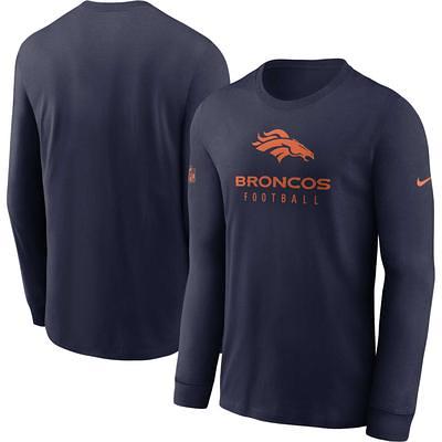 New Era Broncos Current Raglan Long Sleeve T-Shirt - Men's