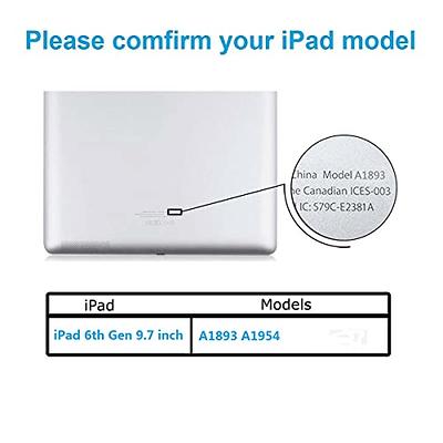 New For iPad 9.7 (2018 Version) 6 6th Gen A1893 A1954 Touch Screen Digitizer  Glass With Home Button +Tools+Tempered Glass