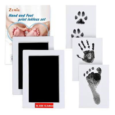 Customizable Baby Handprint Footprint Keepsake With Large Size