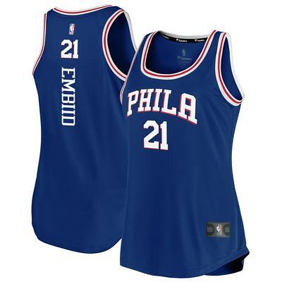 Men's Fanatics Branded Joel Embiid White Philadelphia 76ers 2023/24 Fast Break Replica Jersey - Association Edition