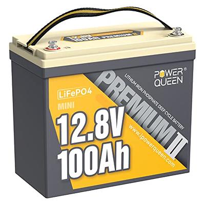 NERMAK 12V 50Ah Lithium LiFePO4 Deep Cycle Battery, 4000+ Cycles