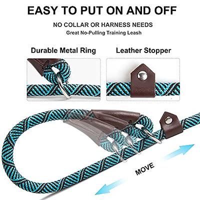  Brilliant Paw Slip Lead Dog Leash 6FT, Strong Braided