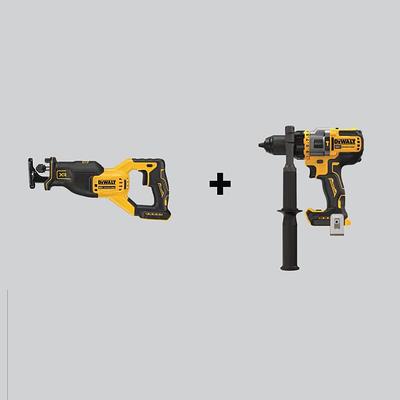 DEWALT 20V MAX XR Cordless Brushless Reciprocating Saw and 1/2 in