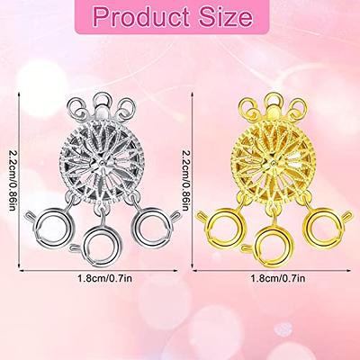 Multi Strand Clasps Necklace Magnetic Tube Lock Jewelry Connectors for  Stackable