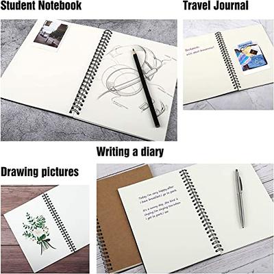 EOOUT 3 Pack A5 Spiral Notebook, Hardcover Spiral Journal, 5.5 x