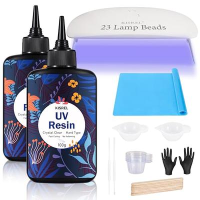 Winartton UV Light for Resin Curing, 54W UV Resin Light Lamp for Resin,  Wireless & Foldable, 3-in-1 Uses, Resin Supplies for UV Resin, Resin Molds