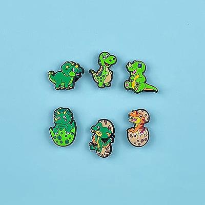 Green and Blue Dinosaurs Croc Charms