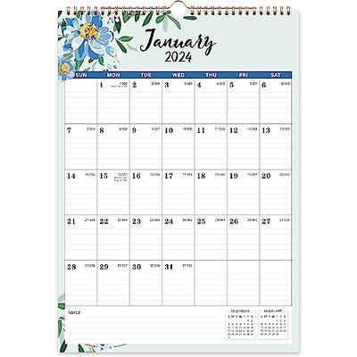 2024 Monthly & Weekly Planner: Large 12 Months Calendar from January to  December 2024 with Federal Holidays. Cat Cover. - Yahoo Shopping