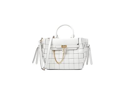 MICHAEL Michael Kors Parker Medium Convertible Pouchette Shoulder (Optic  White) Handbags - Yahoo Shopping