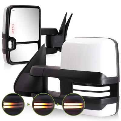 SIZIOM Switchback Towing Mirrors for 2003-2007 Chevy Silverado Tow