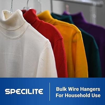 SPECILITE Wire Hangers 50 Pack, Metal Wire Clothes Hanger Bulk for Coats,  Space Saving Metal Hangers Non Slip 16.7 Inch Ultra Thin, for Standard Size  Suits, Shirts, Pants, Skirts - Yahoo Shopping