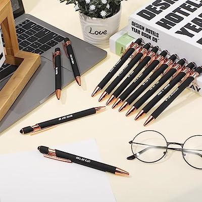 Yeaqee 100 Pcs Quotes Pen Bulk Inspirational Ballpoint Pen with