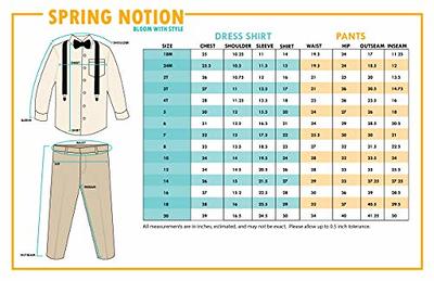 Spring Notion Boys' 4-Piece Linen Bow Tie & Suspender Outfit Light