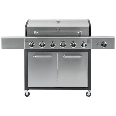 3-Burner Propane Gas Grill and Oakford 1150 Pro Offset Smoker