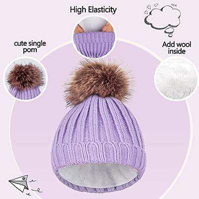 Winter Hats Bear Cap And Scarf 2 In 1 Cute Cartoon Thick Hat