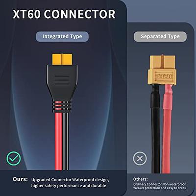 XT 60 Connector Cable Male with Silicone Jacket to Female Plug Extension  Cable Wire Plug Connector Cable